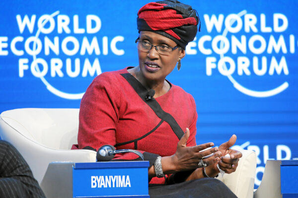 Oxfam executive director Winnie Byanyima.