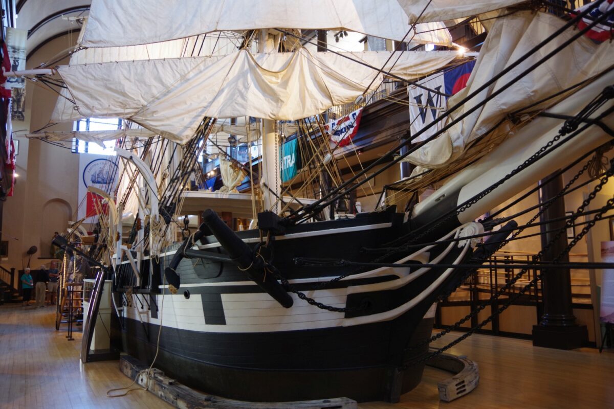 Replica of the New Bedford whaling ship Pagoda.