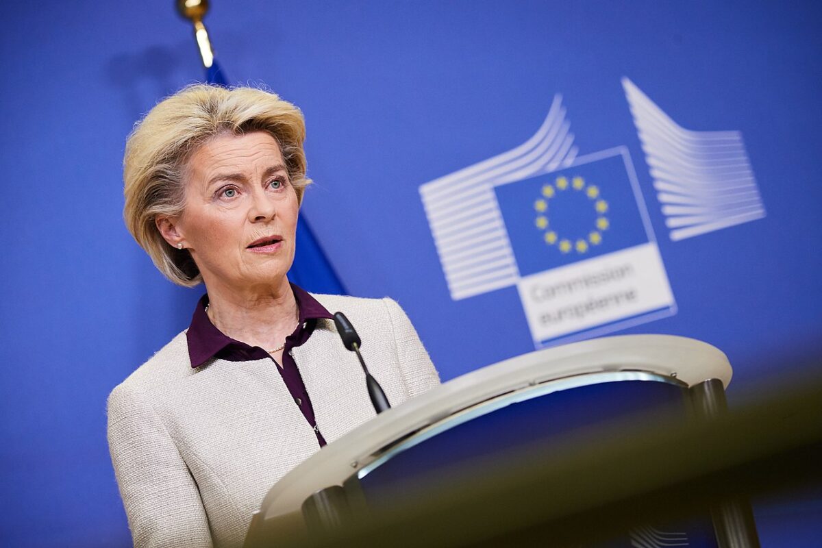 European Commission President Ursula von de Leyen.