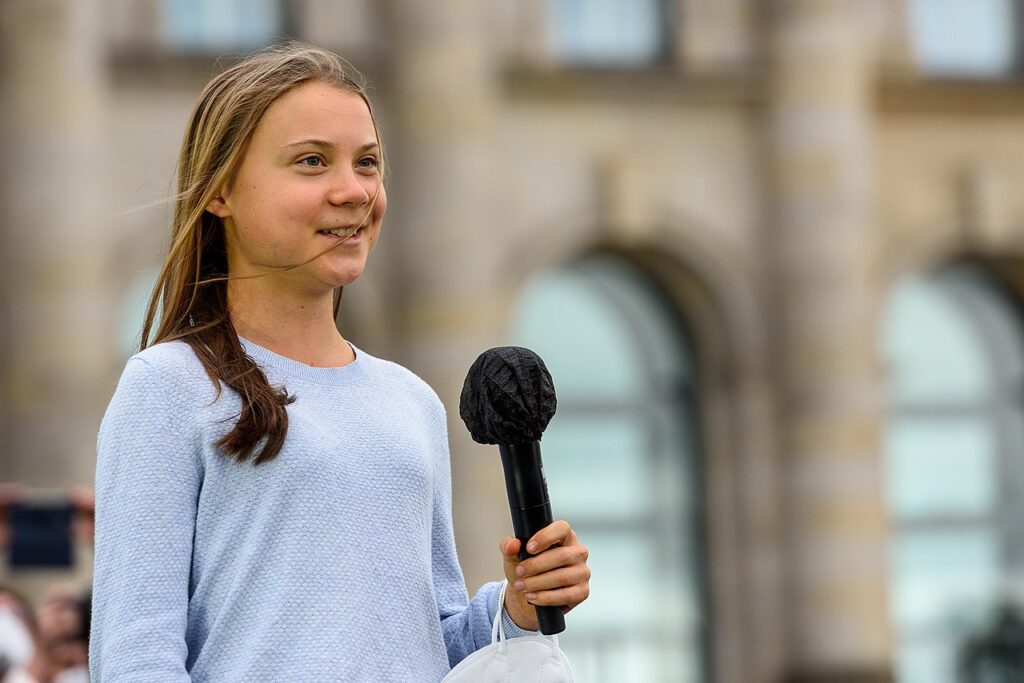 Climate activist Greta Thunberg.