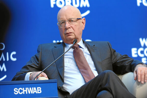 Klaus Schwab, executive chairperson of the World Economic Forum.