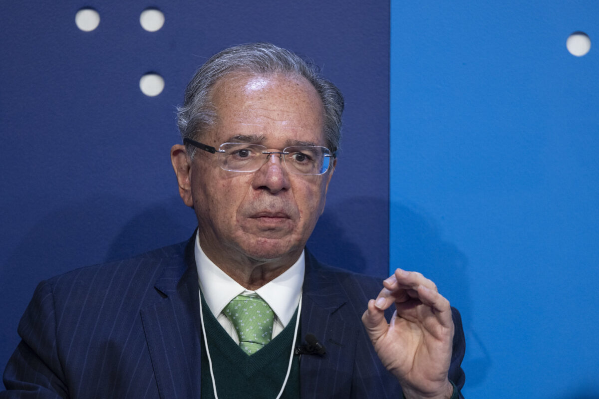 Brazilian economy minister Paulo Guedes.