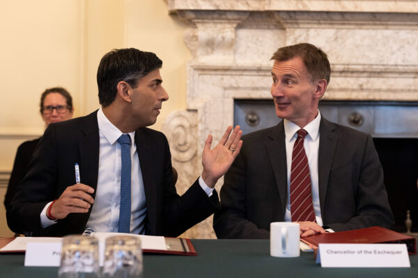 Rishi Sunak and Jeremy Hunt.