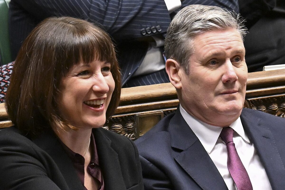 Rachel Reeves, chancellor of the exchequer, and Keith Starmer, prime minister.