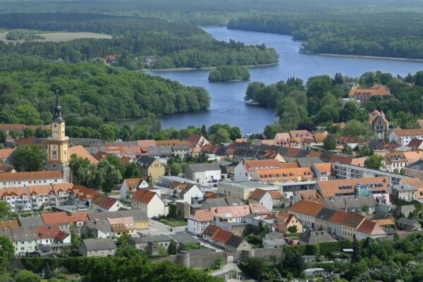 Quaint Templin in Brandenburg where Angela Merkel spent her childhood.