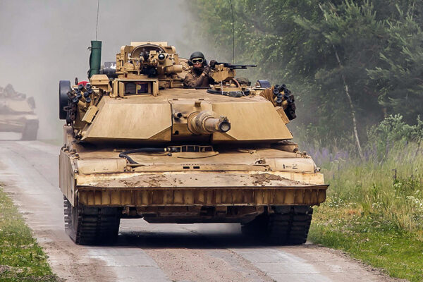 An American M1 Abram tank during the BALTOPS exercise.