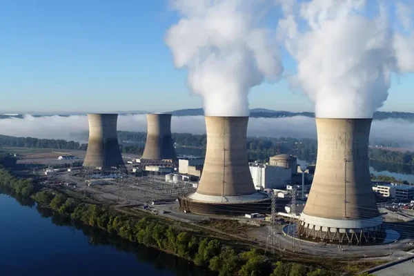 Back in business: the Three Mile Island nuclear power plant gets a second lease on life with a deal to provide Microsoft with 853 MW of clean power.